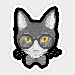 Smart Kitty 2 Sticker